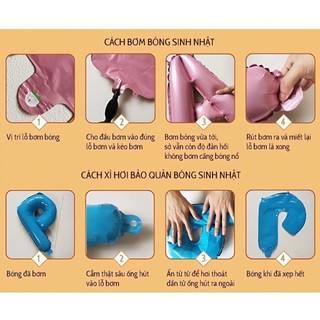 Set bóng bay trang trí sinh nhật, thôi nôi bé trai bé gái phong cách Hàn Quốc DF12