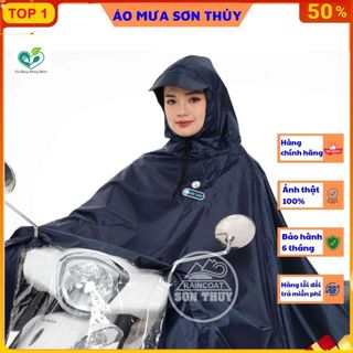 ( GIÁ XƯỞNG ) Áo mưa choàng siêu to Sơn Thủy K8 - áo mưa vải dù cỡ đại , SIZE TO
