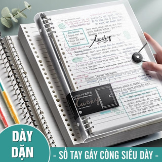 Sổ Tay Ghi Chép - Vở Kẻ Ngang, Sổ Còng B5/A5 Thay Được Giấy, Planner Học Sinh Đa Năng, Lựa Chọn Hoàn Hảo