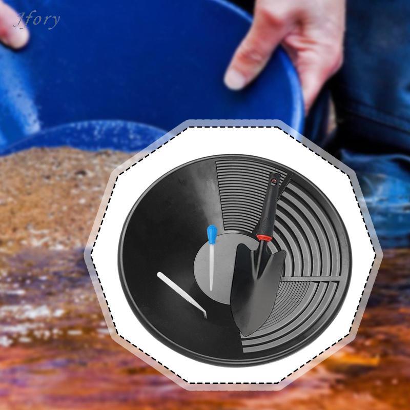 Jfory Bộ Panning Vàng, Đa Chức Năng Cho Người Hâm Mộ, Bộ Chảo Dụng Cụ Cầm Tay, Thiết Bị Thăm Dò Vàng Cho Nước Xước Bên Trong Uốn Cong