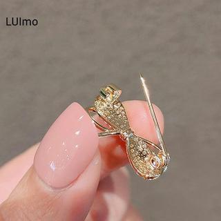 LUImo_cardigan_kẹp_trang_sức_thổ_cẩm_nơ_kim_cương_giả_màu_xanh_thanh_lịch_dành_chị_em