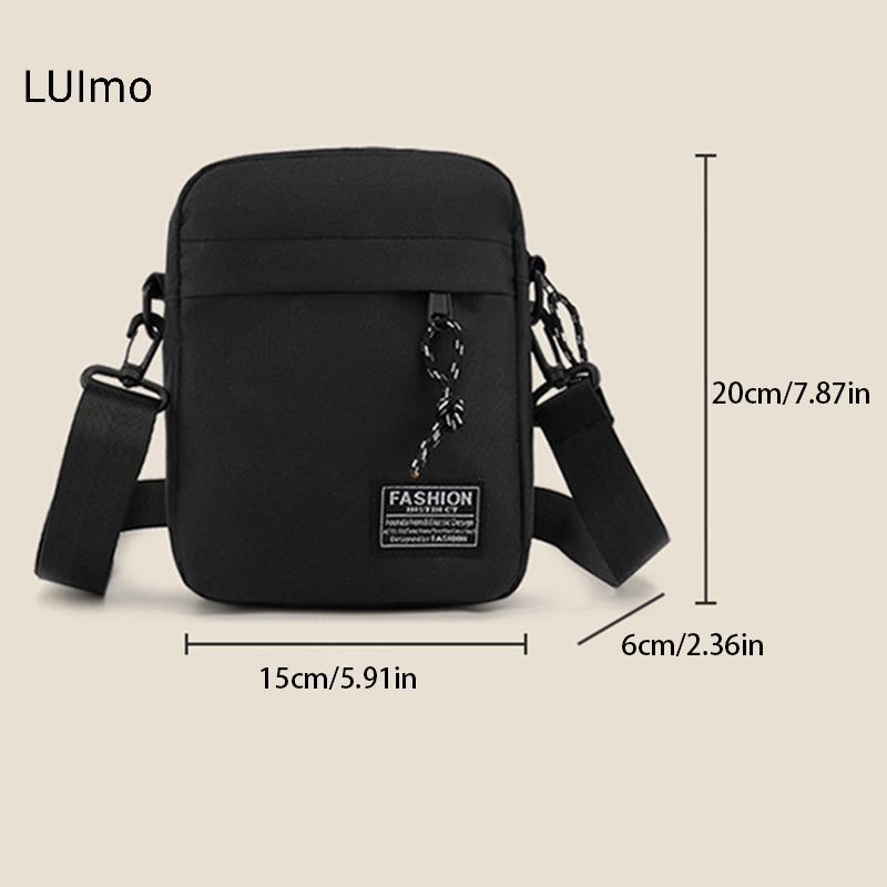 LUImo Nam Đeo Vai Nhẹ Mini Bapa Ngực Đeo Ngang Điện Thoại Di Động Eo Pa SBS