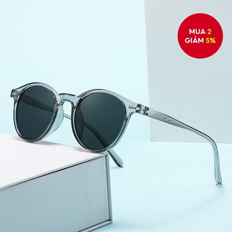 Kính râm tròn khung nhỏ Kính râm cá tính cổ điển dành cho nữ và nam ...