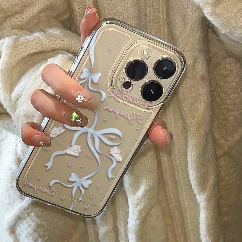 Blue Ribbon Sheep cho 16 trường hợp iPhone 17Air Space Case 14 13 14Pro