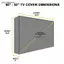 Màn hình TV ngoài trời Vỏ bụi Bộ tivi LCD Túi bảo vệ chống bụi nước 24 "32" 42 "48" 52 "58" Đẹp