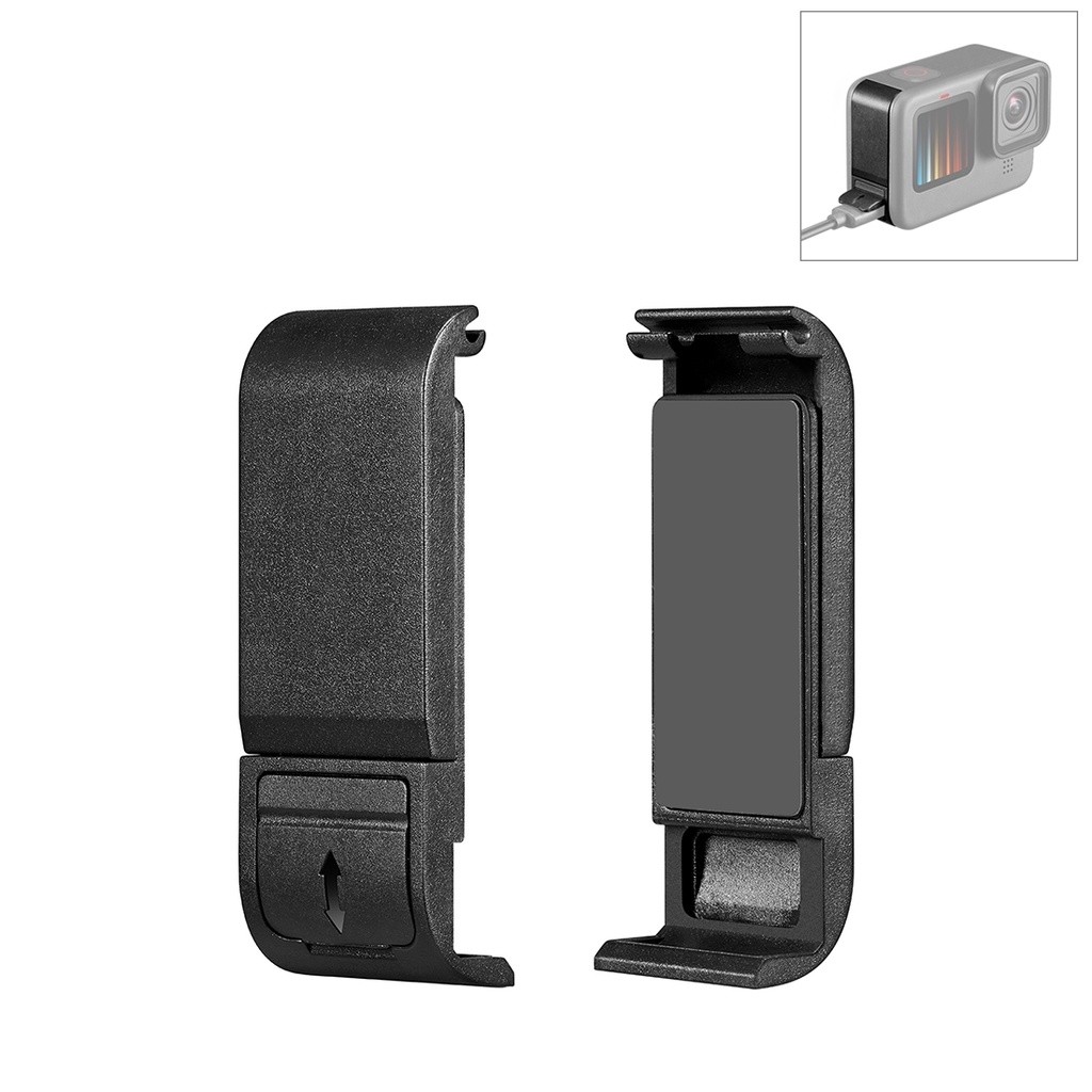 Phụ kiện nắp hông GoPro HERO13-9 có lỗ sạc Type C Nắp Đậy Cổng Kết Nối Pin Bên Hông，Nắp đậy pin