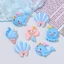 Set Charm Cá Voi Biển Xanh Dễ Thương- Nàng Tiên Cá & Cá Voi Baby, Sò Biển, Ốc biển, bạch tuộc dễ thương