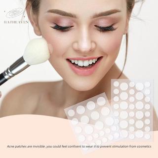 [hatheaven] 24 / 36 Miếng Dán Miếng Dán Mụn Hydrocolloid Hình Tròn Màu Trắng Chống Thấm Nước Điểm Điều Trị Mụn Miếng Dán Che Khuyết Điểm Đẹp