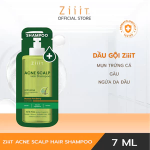 Dầu Gội Hỗ Trợ Kiểm Soát Dầu Làm Phồng Tóc Giảm Ngứa Và Làm Sạch Da Đầu 7ml ZiiiT