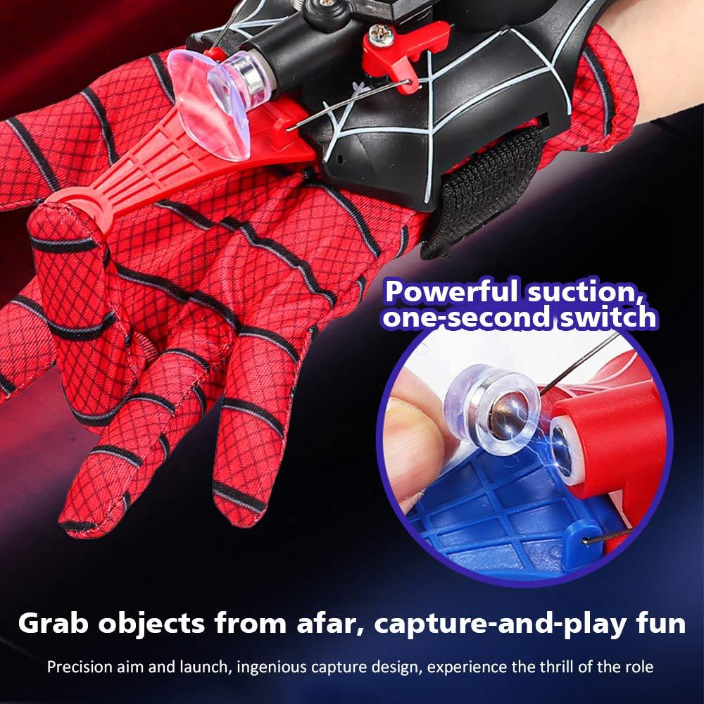 Avenger Super Hero Spiderman Transmitter Glove Toy Web Shooter for Kids Toys