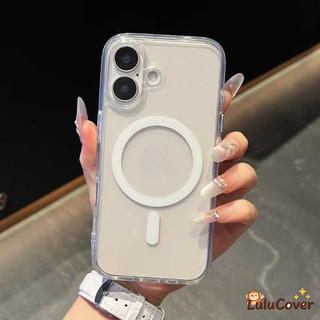 Ốp Từ Tính Siêu Trong Suốt Tương Thích Cho OPPO A6 Pro A5 A5i Pro A5X A5S A3S A3 Pro A3X A15 A15S A12E A9 A5 2020 ACE 2 5G 4G Ốp điện thoại Mềm Chống Sốc Trong Suốt Đơn Giản