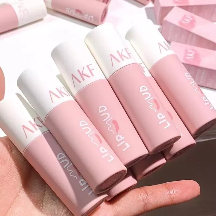 AKF Lip Mud Lip Lip Glaze Nữ M07 Niche Thương Hiệu Giá Rẻ Phong Cách Học Sinh Mờ M08M01M20 Màu afk