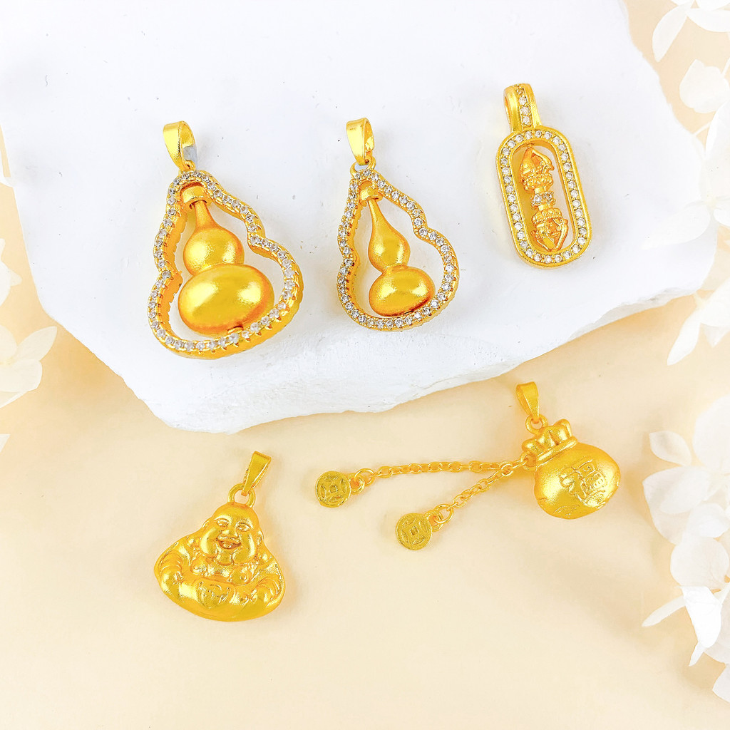 Dây chuyền mặt Phật Maitreya cười, mạ vàng đồng thật phương pháp cổ đại, phù hợp mọi style, không phai màu
