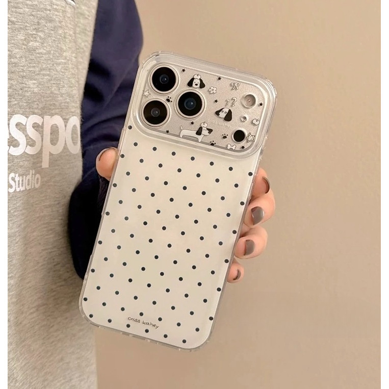 【Giao hàng nhanh】Ốp điện thoại Dachshund có dấu chấm cho iPhone17ProMax 17 16 15 14 ốp lưng iphone