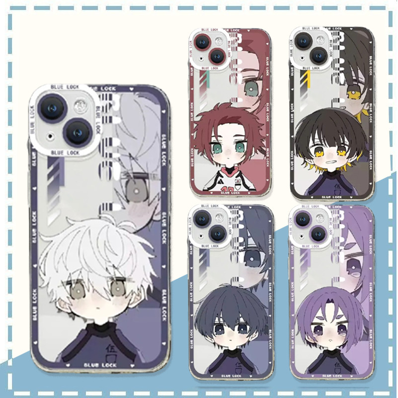 Ốp Lưng Cho RENO 15F 15 14 13 Pro 14F 13F 12F OPPO A5 5G A5X A57 2022 A77S Anime BLUE LOCK Hoạt Hình Silicon Trong Suốt Bìa Mềm