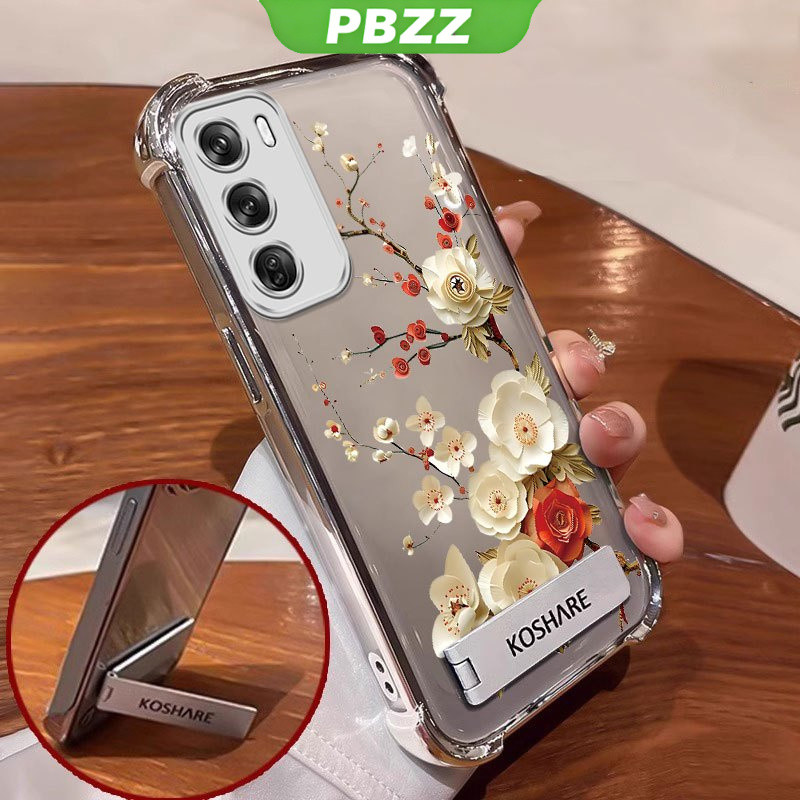 Ốp Lưng Cho VIVO Y19S 4G 2024 Vỏ Điện Thoại Vỏ Mềm Silicon Chống Sốc Thiết Kế Mới Hoa Thẩm Mỹ Có Giá Đỡ SJCBZZH01