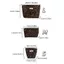 Túi ly hợp FAVORITEGOODS, Túi trang điểm dung tích lớn bằng vải Polyester, Dây kéo thời trang Đóng cửa in họa tiết da báo Tổ chức mỹ phẩm di động Tổ chức vệ sinh