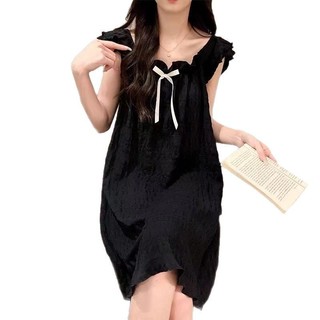 Sling Váy Ngủ Cotton Mây Cho Nữ Với Miếng Lót Ngực, Phù Hợp Mặc Mùa Hè Và Hàng Ngày