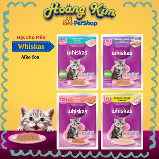 Pate WHISKAS 80g – Thức Ăn Ướt Cho Mèo Chính Hãng – Hoàng Kim Petshop