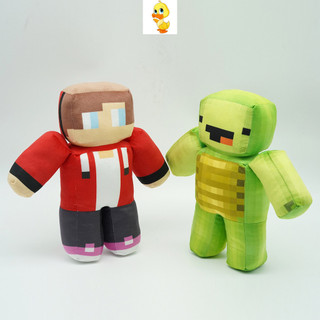 PLUS✨Jiejie và Maggie Búp bê sang trọng Minecraft Nhân vật trò chơi Đồ chơi sang trọng Vui nhộn Milo và Chip Plushie Đồ chơi sáng tạo Quà tặng cho trẻ em và người lớn COD