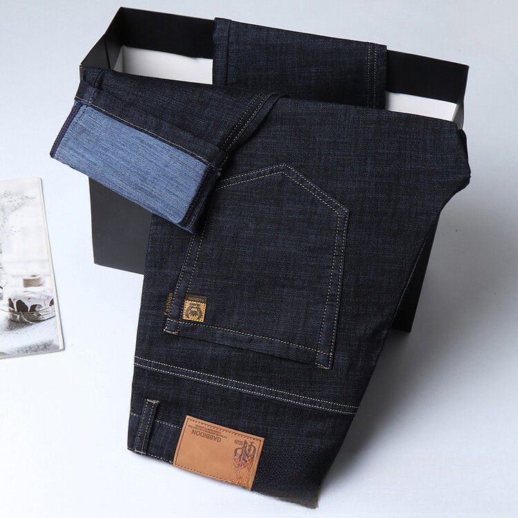 Quần jeans nam siêu mỏng lụa băng, ống rộng co giãn tốt cho mùa hè
