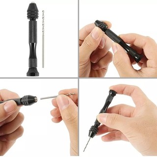 Khoan mini cơ học không dùng điện an toàn Khoan tay min،11 bộ،Chính xác، Cầm tay