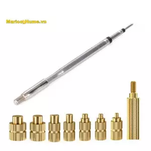 C245 Hàn Đầu Sắt Nhúng Chèn Bộ Chuyển Đổi Đầu Vào Hạt Nóng Chảy Hạt Lắp Nhiệt Đai Ốc Adapter M2-M8