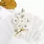 Trâm cài hoa shell Five Plum,corsage ngọc trai, phụ kiện thời trang đa năng
