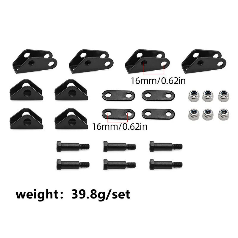 Phía Trước Phía Sau Treo Lá Thép Lò Xo Nâng Lug Set Cho 1 / 14 Tamiya RC Máy Kéo Xe Kéo Mô Hình Xe Nâng Cấp Phần