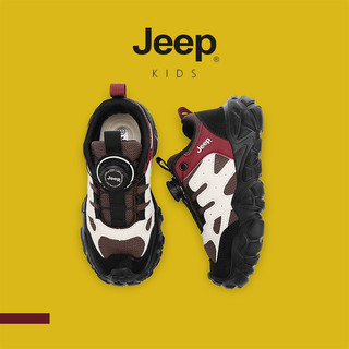 JEEP Giày bóng rổ lưới xoay nút cho bé trai và gái - Dễ dàng vận động và chống trơn trượt, phù hợp chơi ngoài trời.