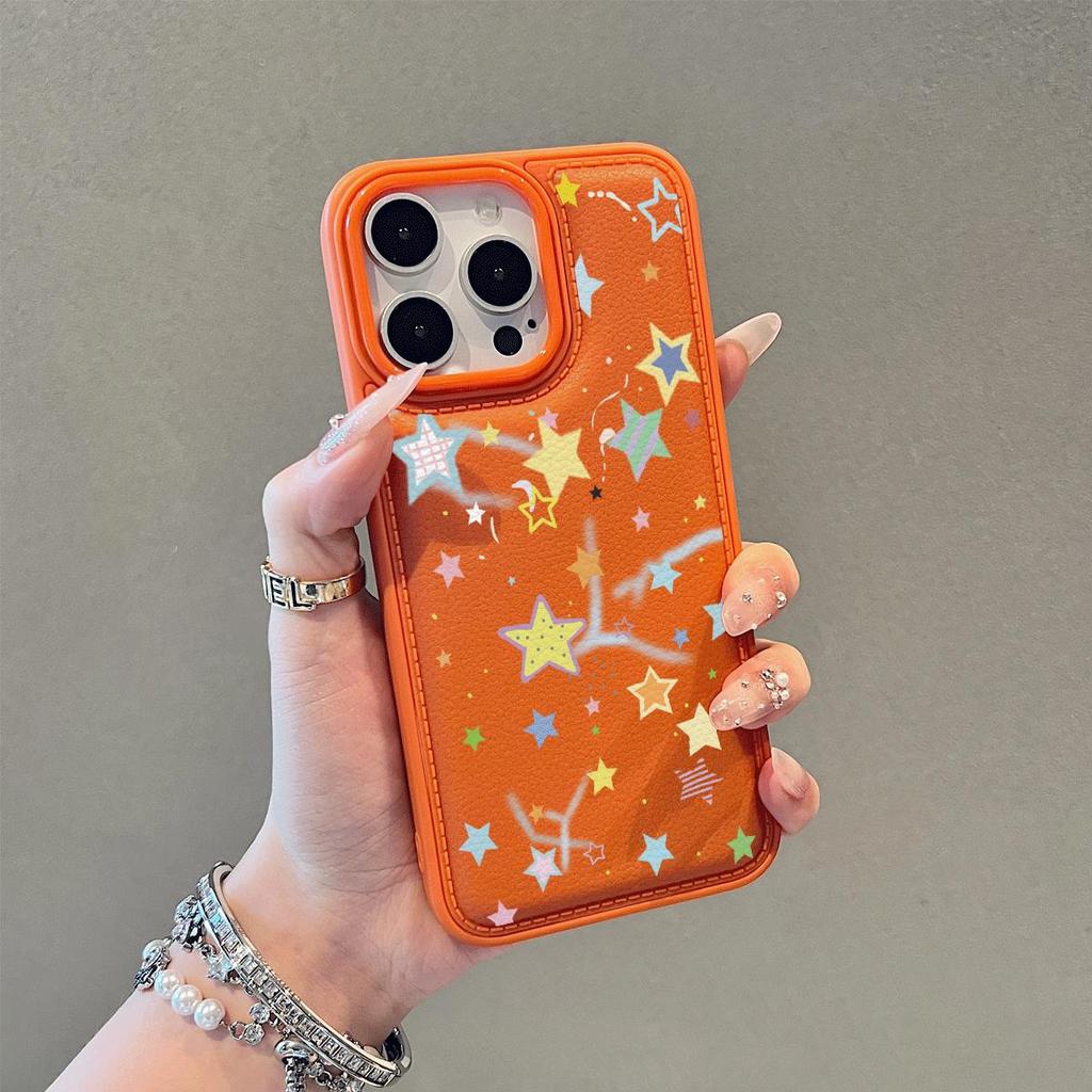 Hoa   saoPhù hợp với vỏ điện Hoaoại iPhone 17/16, vỏ b mì 15 Pro/14