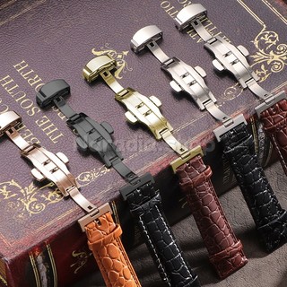 12-24mm Hạt Cá Sấu Da Thật Chính Hãng Dây Đeo Đồng Hồ Da Bò Bền Da Dây Đeo Đồng Hồ Nam Nữ Thay Thế Dây Đeo Đồng Hồ Đeo Tay