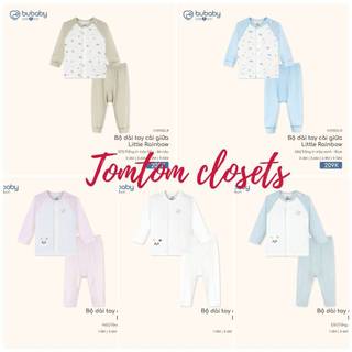 Bubaby SS26.T3.3 BST Bộ dài tay cài giữa cho bé sơ sinh