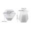 PPY Silicone Hộp Bảo Quản Khuôn Hình Lục Giác Giá Đỡ Khuôn Cho Hộp Bảo Quản