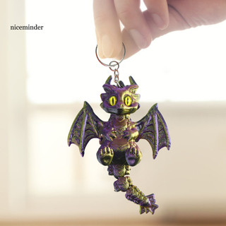 ZNCE _ Móc khóa đuôi di chuyển Móc khóa rồng Móc khóa cánh rồng in 3d có đuôi di chuyển – Túi độc đáo Phụ kiện ô tô hành lý cho túi đi học và du lịch Đông Nam Á