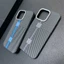 Ốp điện thoại họa tiết sợi carbon Kailaf cho Iphone 16 15 14 13 12 Pro max Vỏ bảo vệ tản nhiệt siêu mỏng IP 12 13 14 15 16 Pro Vỏ kẻ sọc chặn màu mới
