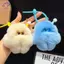 HFTOY Dễ Thương Giả rái Cá Tóc Thỏ Kem Clumsy Mặt Dây Chuyền Chìa Khóa Ô Tô Túi Phụ Kiện Quà Tặng ~