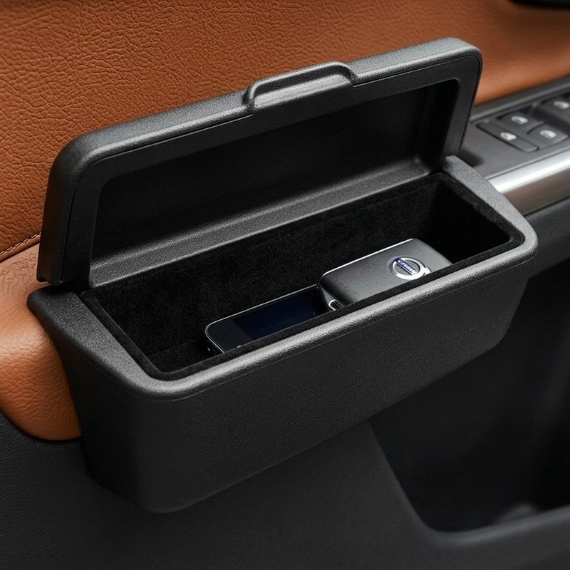 Hộp đựng tay nắm cửa Volvo XC60 2010-2017 nhựa ABS cao cấp dễ lắp đặt gọn nội thất xe trọn bộ 2 cái