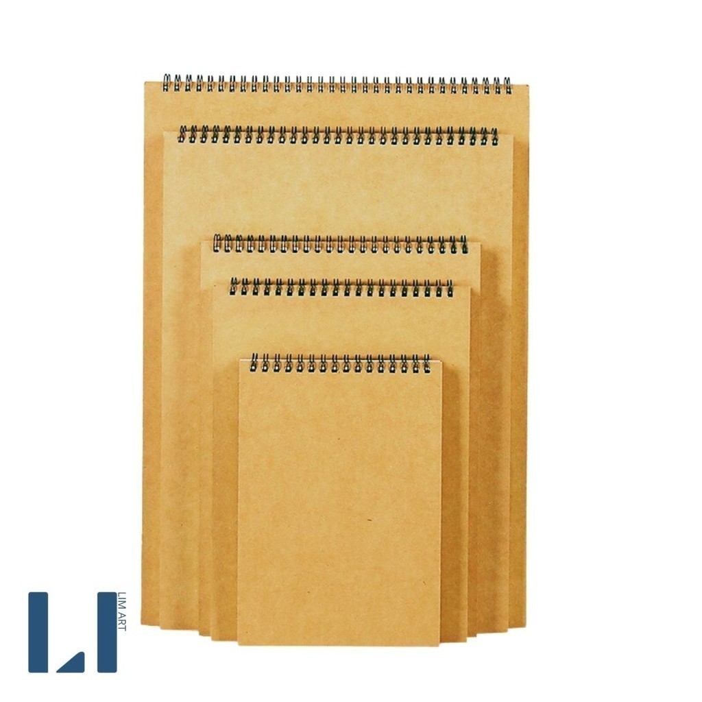 Sổ vẽ ký hoạ A3 A4 A5 50 tờ,100 trang dày 130 gsm,giấy kem mịn, độ nhám nhẹ giúp bám chì tốt