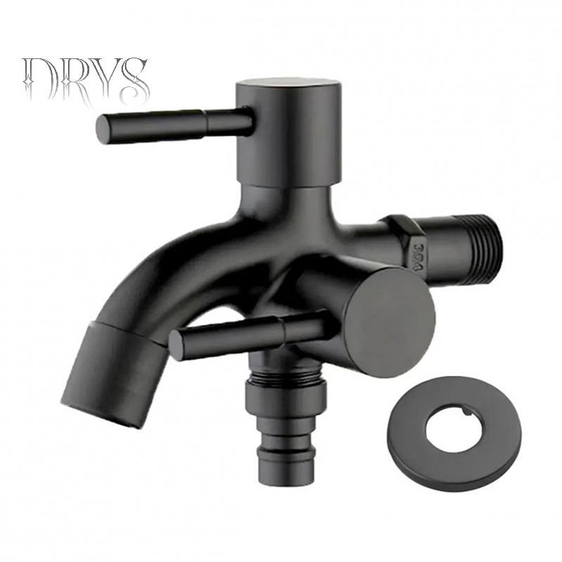 (TFT) Vòi Inox 304 Một Vào Hai Ra Đa Năng Hai Đầu Ra Vòi Máy Giặt Ngoài Trời Bồn Rửa Vườn Vòi Bể Bơi MỚI