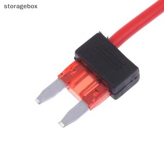 [Hộp lưu trữ] 1 Giá đỡ cầu chì ô tô Bộ chuyển đổi TAP ATM mini Lưỡi dao APM MINI Thiết bị an toàn đơn giản 12V 10A 15A 20A Đẹp