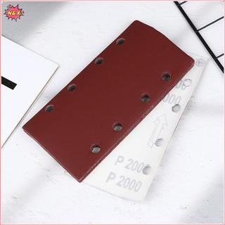 N & X 10 tờ Giấy nhám Floed cao cấp hình chữ nhật 8 lỗ tự dính 185X93mm - Các loại Grits cho máy mài không khí.