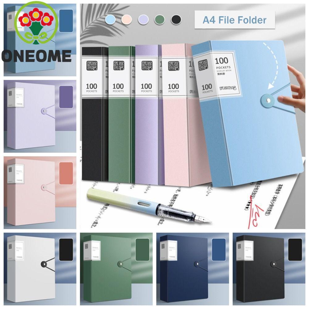 Bộ sắp xếp tập tin ONEOME A4, Thư mục tập tin A4 đa chức năng dung ...