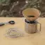TRTR Có Thể Gập Lại Cà Phê Lọc Mùa Xuân Di Động Mini Cà Phê Lọc Giá Đỡ Thép Coffeeware Nhà Bếp Ăn Bar VN