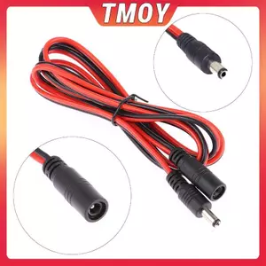 TMOY 16AWG DC Cắm Nguồn 5.5 x 2.1mm Nữ Sang Nam CCTV Adapter Kết Nối Cáp 12V 10A 120W Max. Dây nối dài nguồn 1,5m TMOY