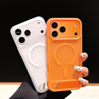 Ốp điện thoại chống sốc bằng kim loại từ tính mạnh mẽ cho iPhone 17 16 15 14 13 Pro Max Plus Vỏ PC cứng mờ