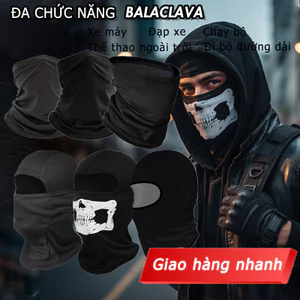 Mũ Trùm Đầu Balaclava Cho Xe Máy - Thoáng Khí Và Nhiều Công Dụng