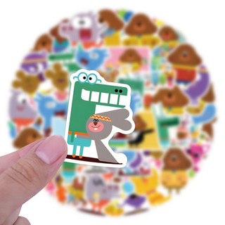 57 Chiếc Anime Hey Duggee Miếng Dán Hoạt Hình Graffiti Mẫu Giáo Bé Trai Cô Gái Phần Thưởng Miếng Dán