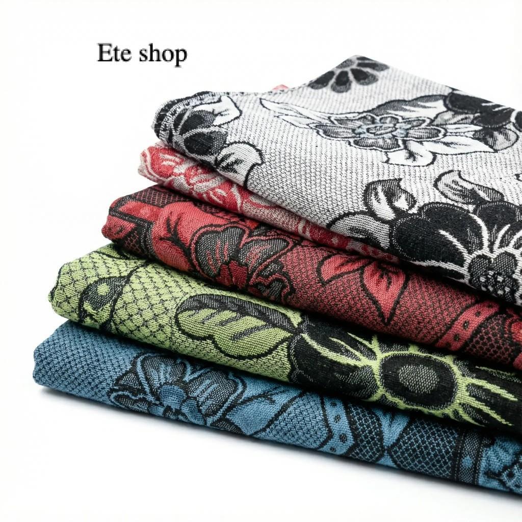 Chăn Mền thổ cẩm cao cấp 100% cotton, hoạ tiết hoa đẹp, nhiều màu kích thước 1m8x2m,