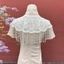 Khăn Choàng Saia Vintage Ren Handmade, Thiết Kê Thanhh Lich Với Tua Rua Phù Hợp Với Hanfu